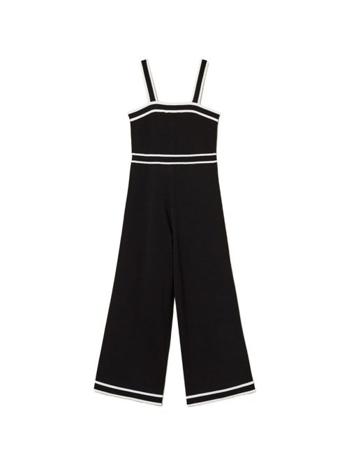Tuta bambina Twinset nero e bianco TWINSET Kids | 261GJ307211656
